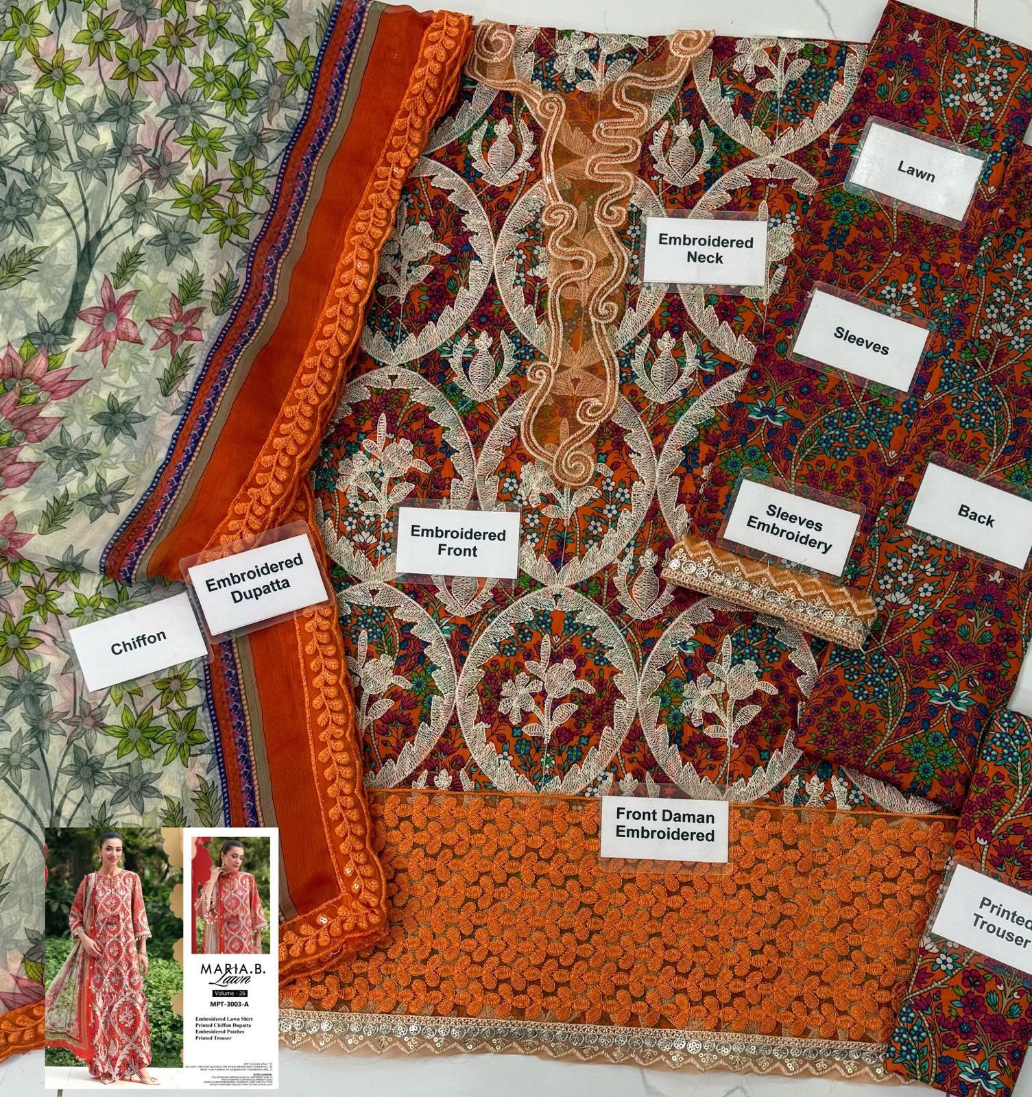 MARIA B Premium Lawn