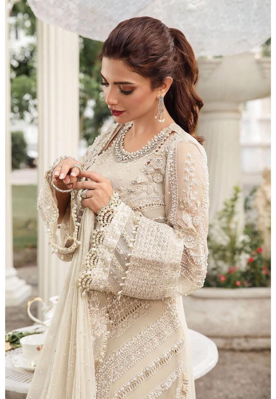 Maria B Chiffon Collection | Luxury Unstitched 3-Piece Suit
