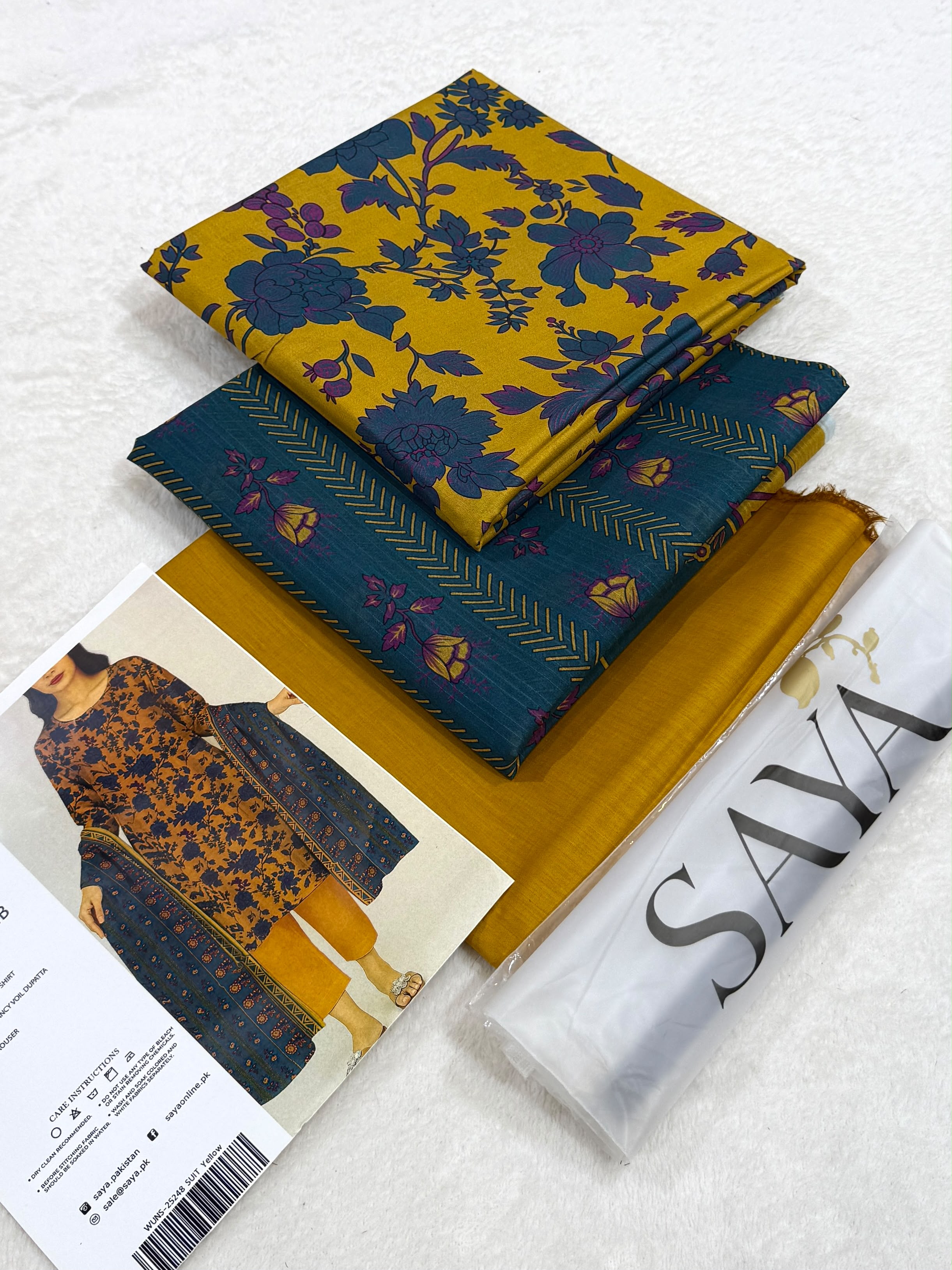 Saya Original Printed Lawn 3-Piece Collection