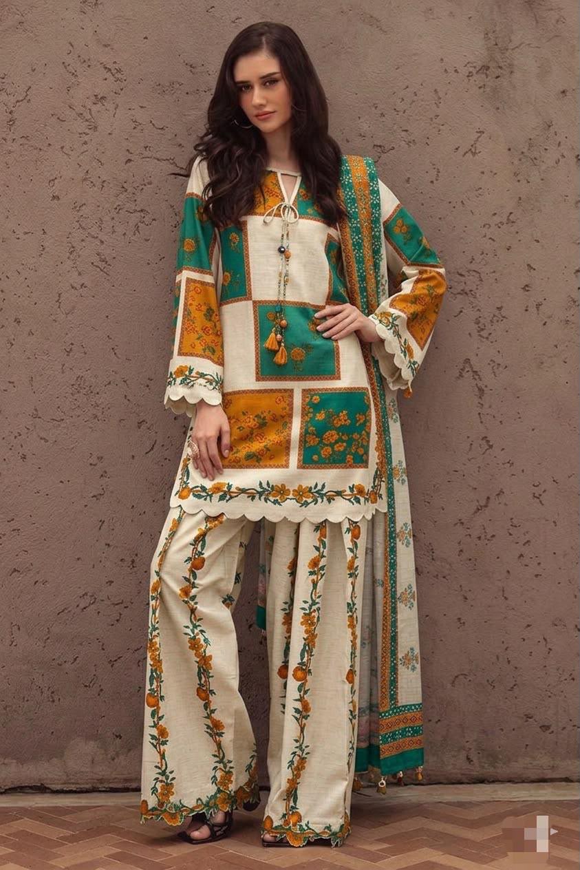 Premium Airjet Lawn 3-Piece Suit