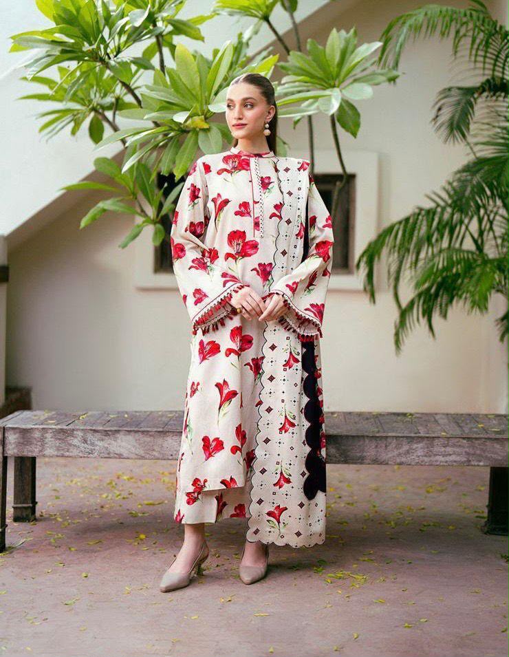 Bin Saeed Airjet Lawn 3-Piece Suit