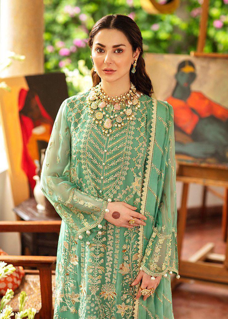 Afrozeh SHENHAI – Chiffon Unstitched 3-Piece Suit