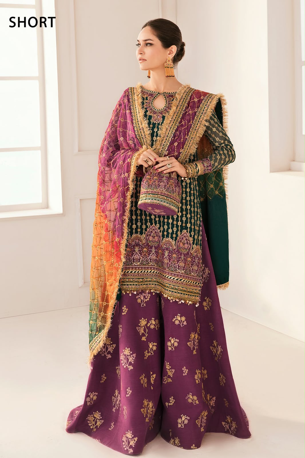 BAROQUE- ORGANZA Suit With SILK Trouser