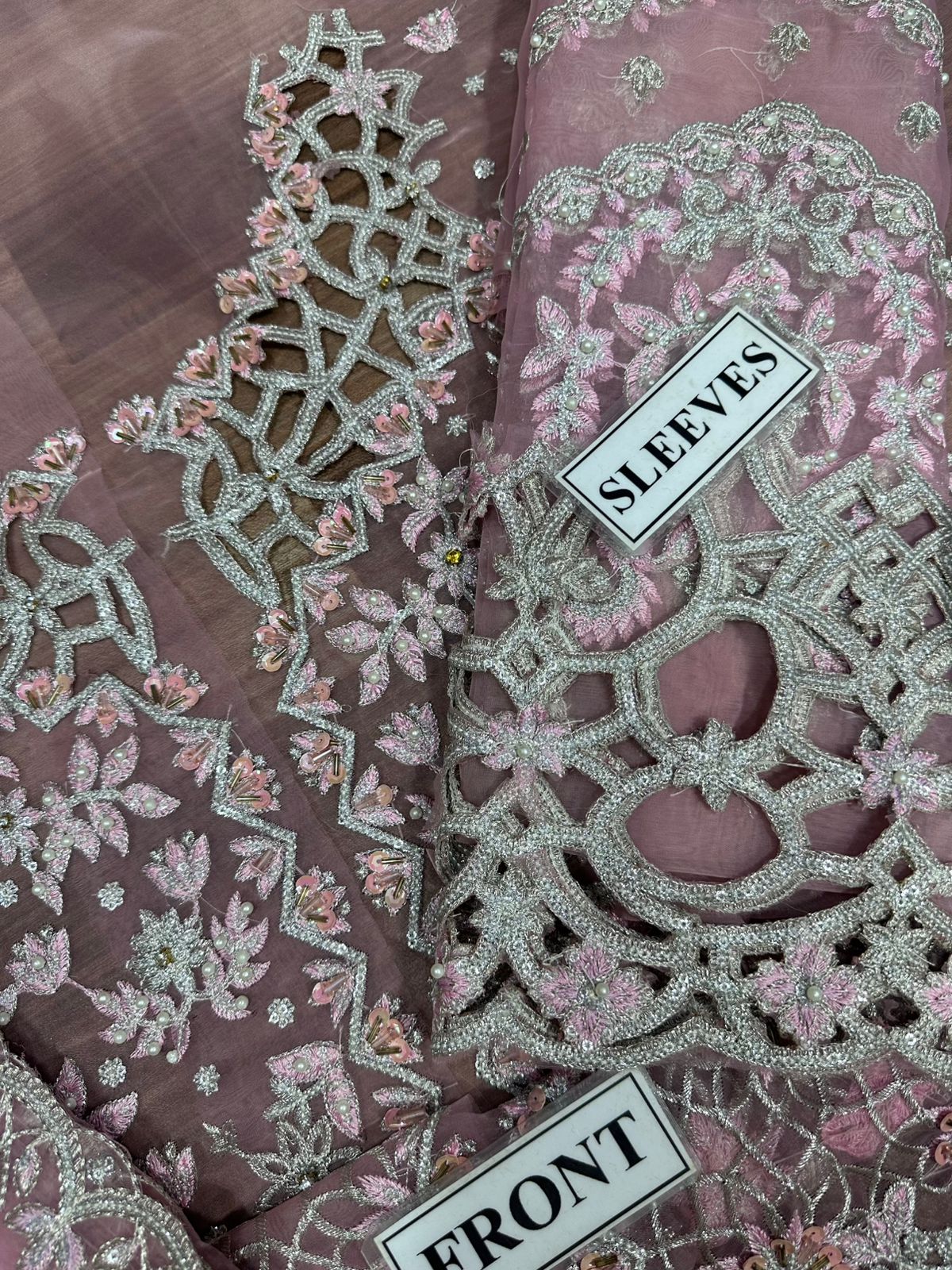 AZURE- chiffon embroidered luxury unstiched 3pc