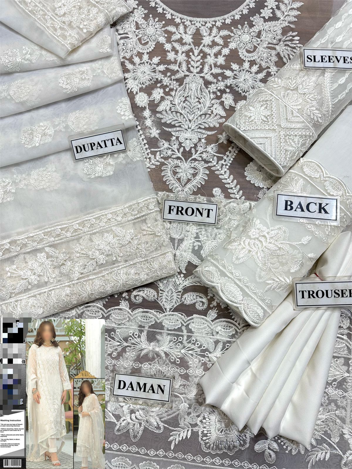 PARTY SUIT WORN BY NEELUM MUNIR Unstitch Replica