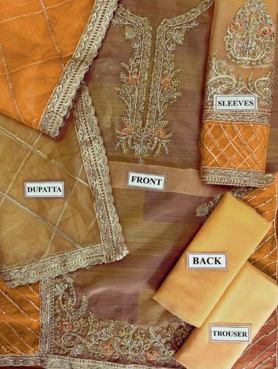 SARA ROHAIL ASGHAR – Luxury Organza Handwork Collection