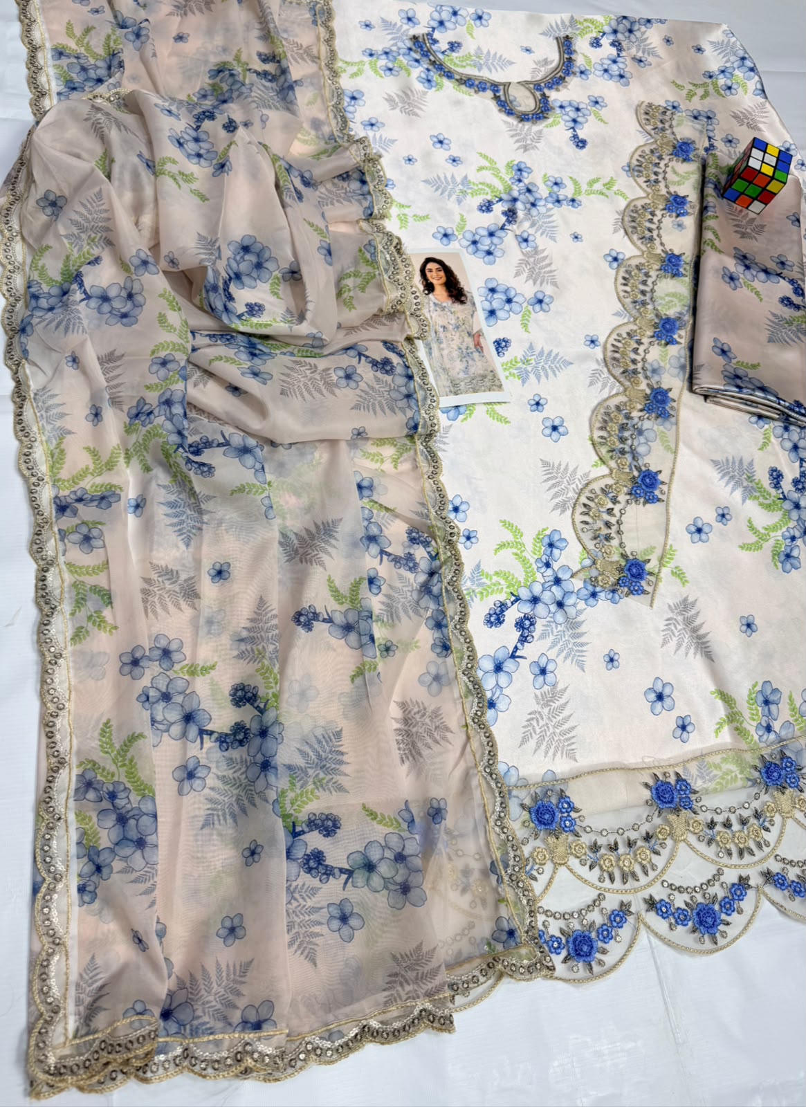 Maria B _SILK 3 Piece