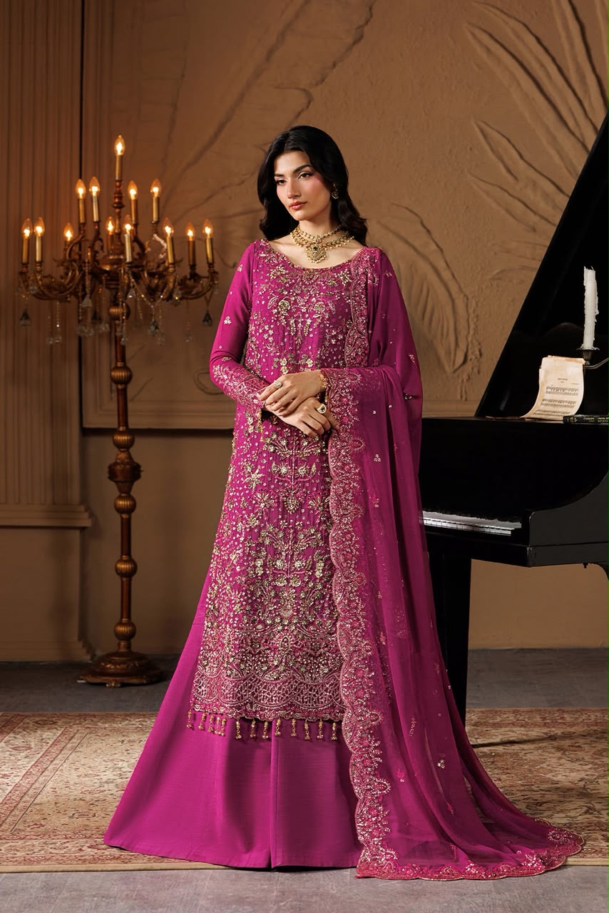 EMAAN ADEEL Luxury 3 Piece Chiffon