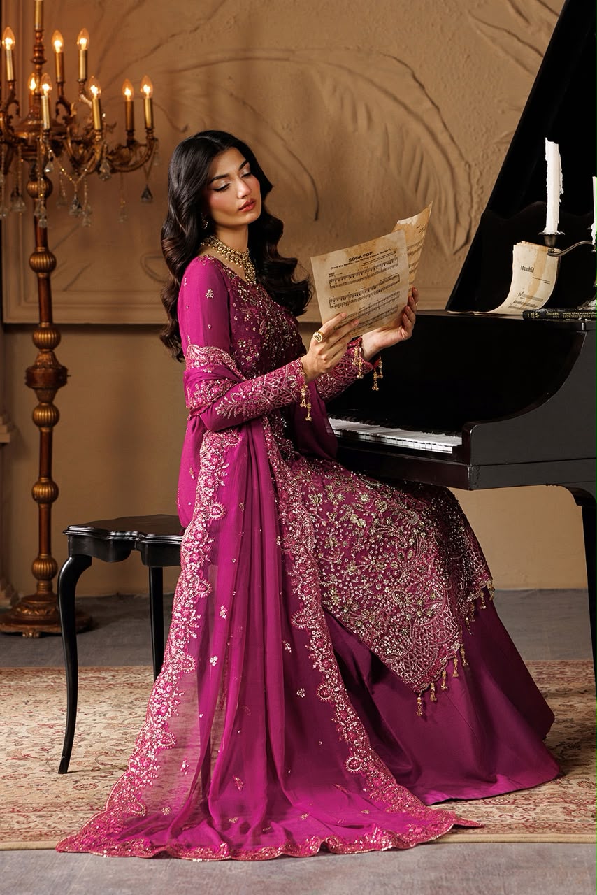 EMAAN ADEEL Luxury 3 Piece Chiffon