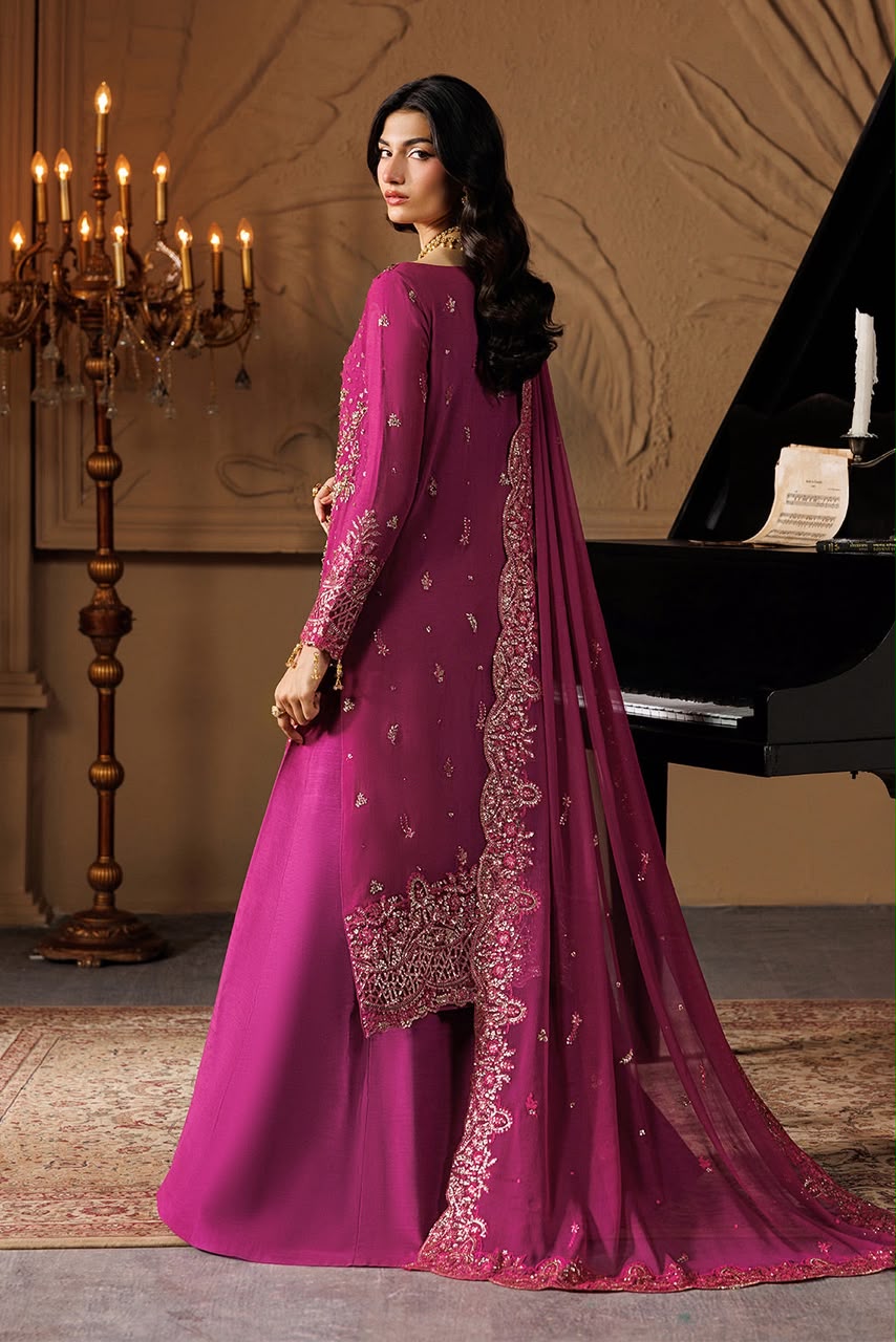 EMAAN ADEEL Luxury 3 Piece Chiffon