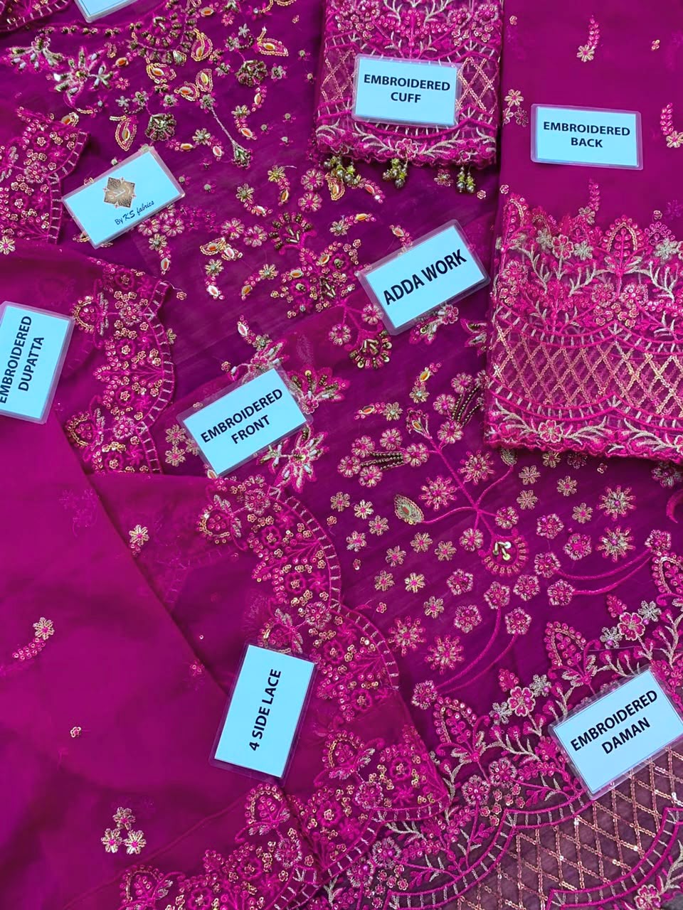 EMAAN ADEEL Luxury 3 Piece Chiffon