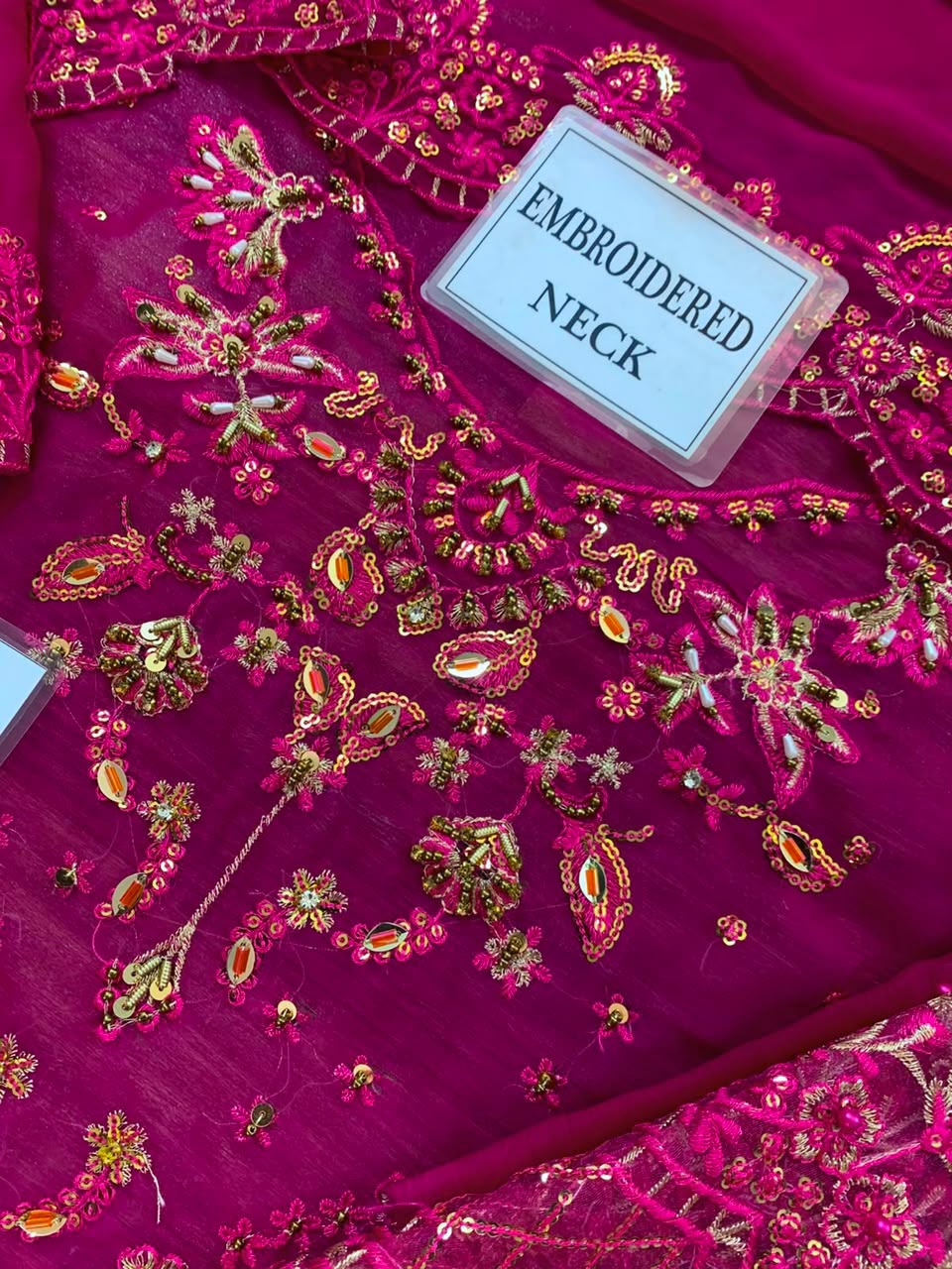 EMAAN ADEEL Luxury 3 Piece Chiffon