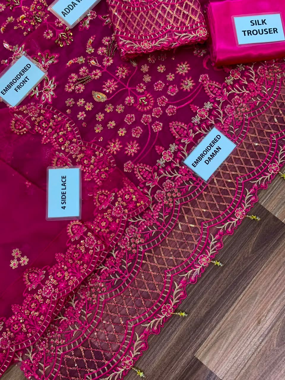 EMAAN ADEEL Luxury 3 Piece Chiffon