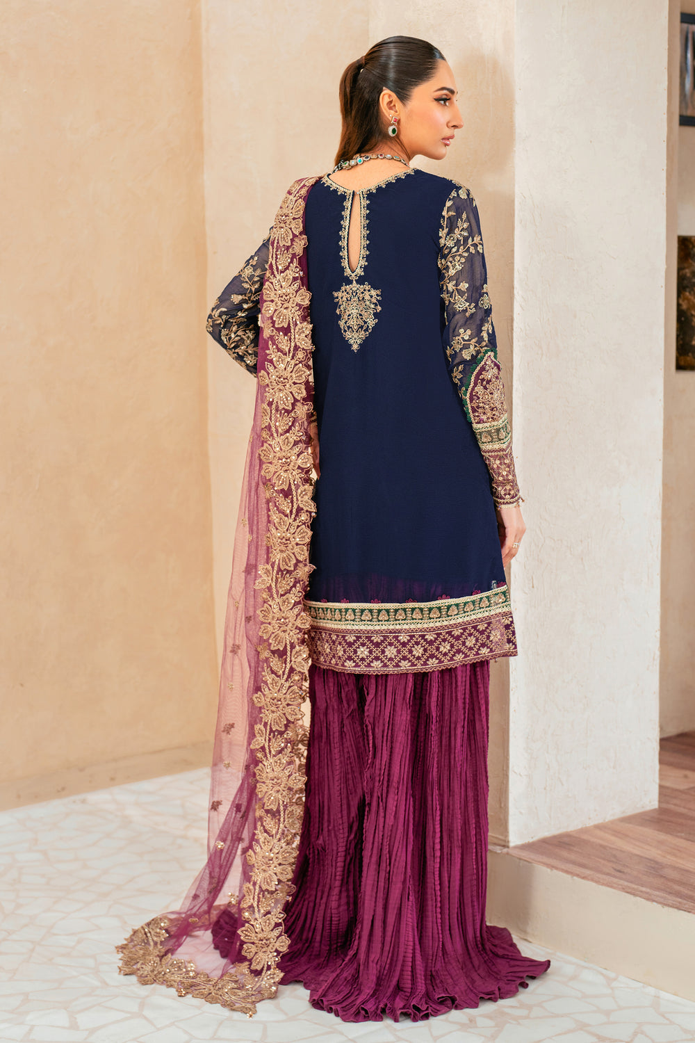 ZAINAB CHOTTANI –  chiffon 3pc suit