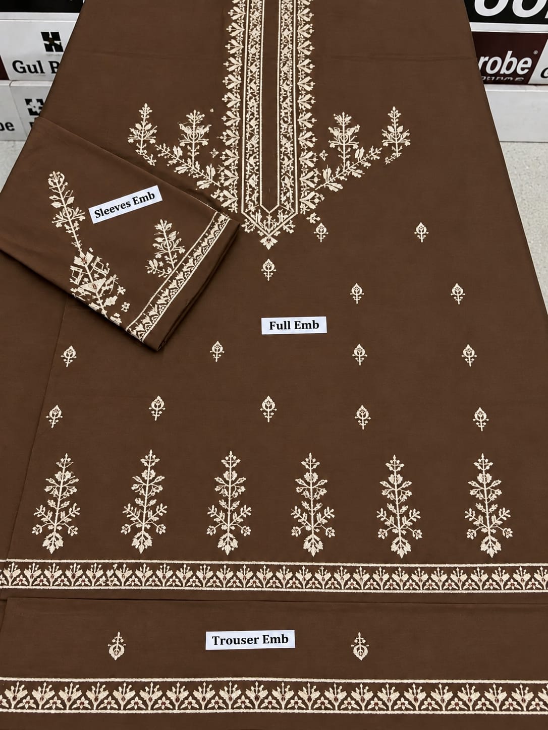 BAREEZE-DHANAK EMBROIDERED 2PC