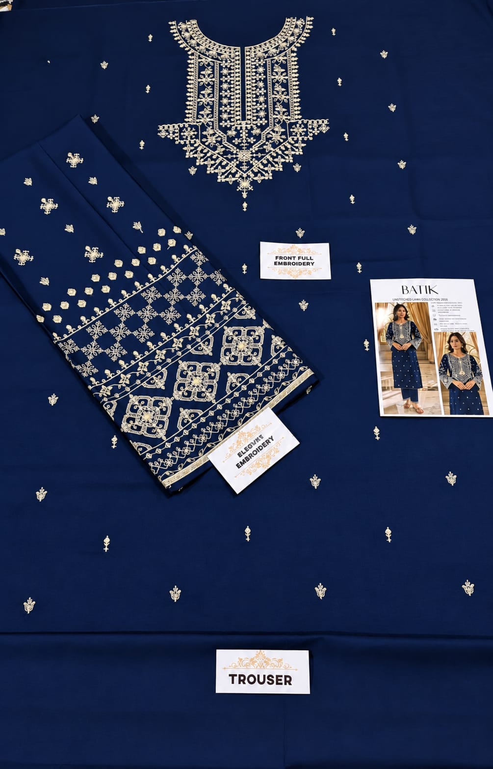 BATIK-DHANAK EMBROIDERED 2PC