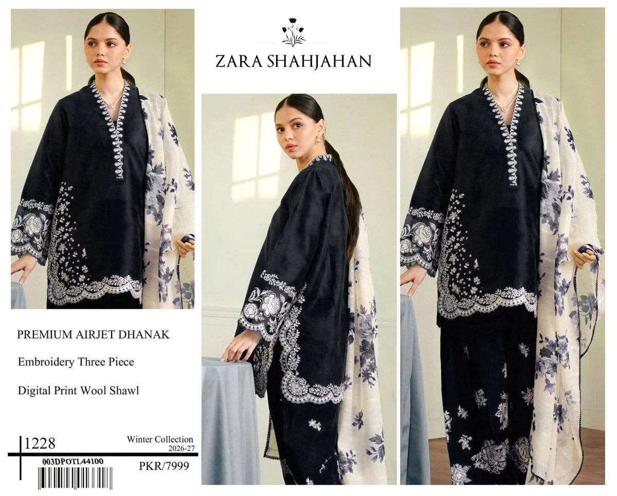 ZARA SHAJAHAN — Dhanak 3-Piece Suit