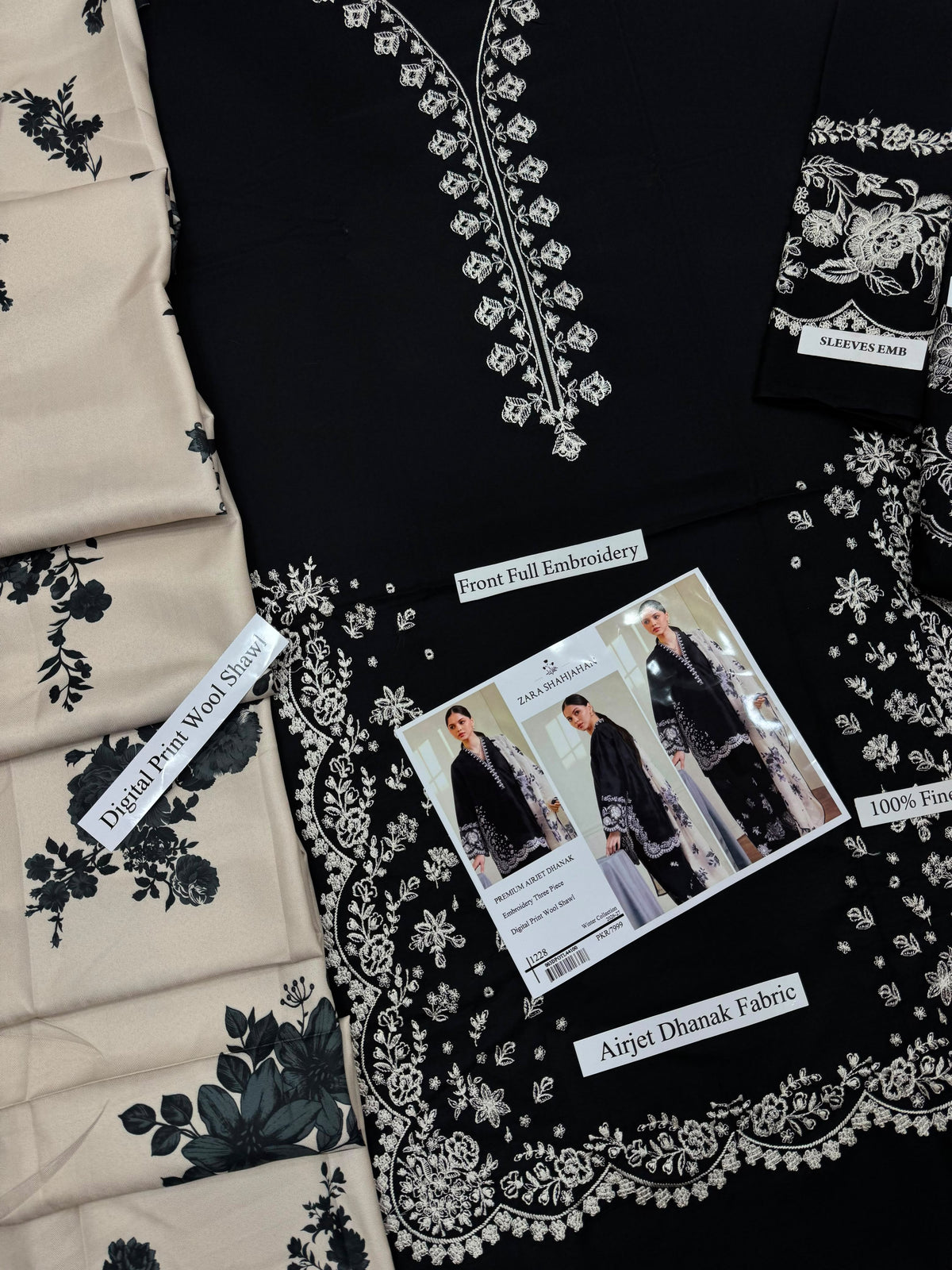 ZARA SHAJAHAN — Dhanak 3-Piece Suit
