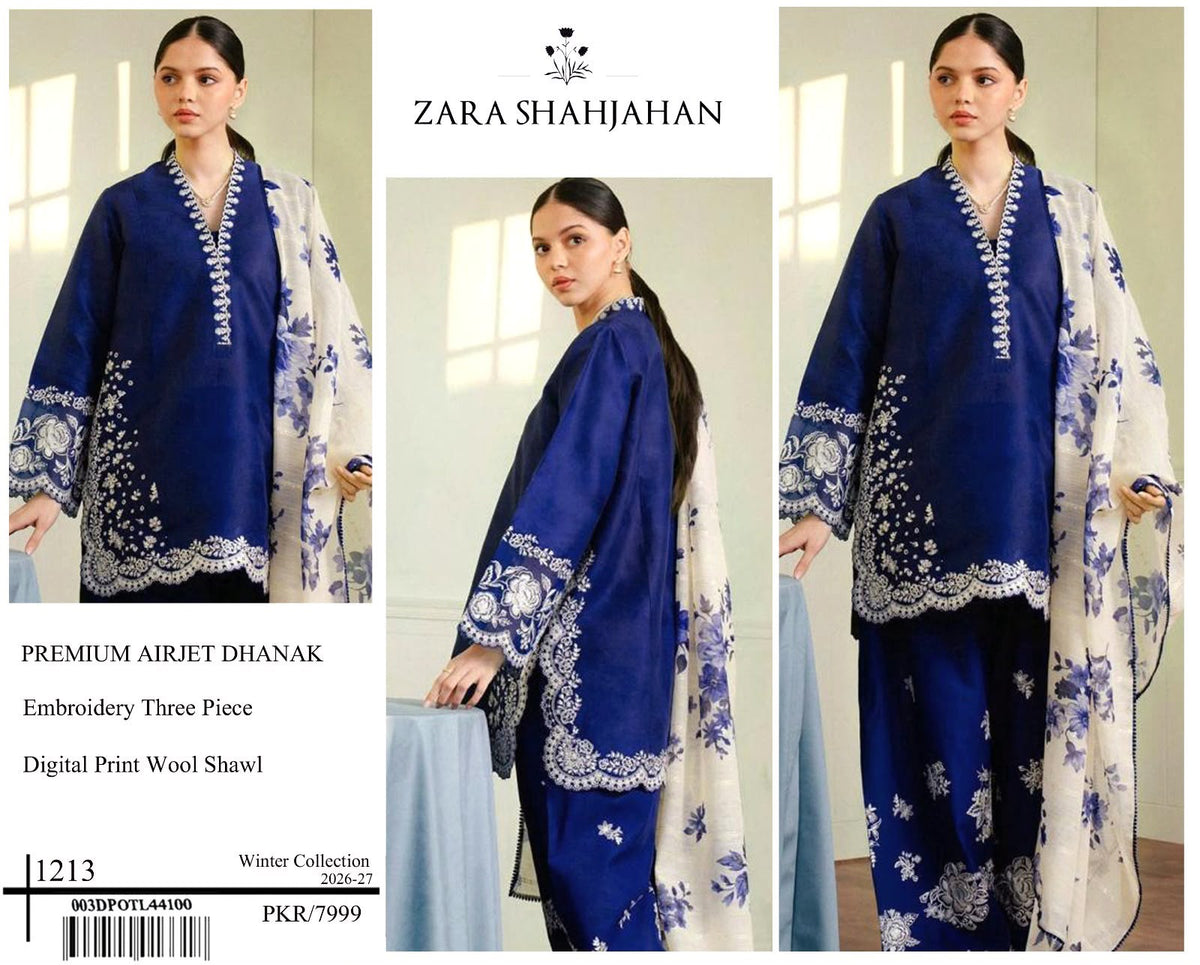 ZARA SHAJAHAN — Dhanak 3-Piece Suit