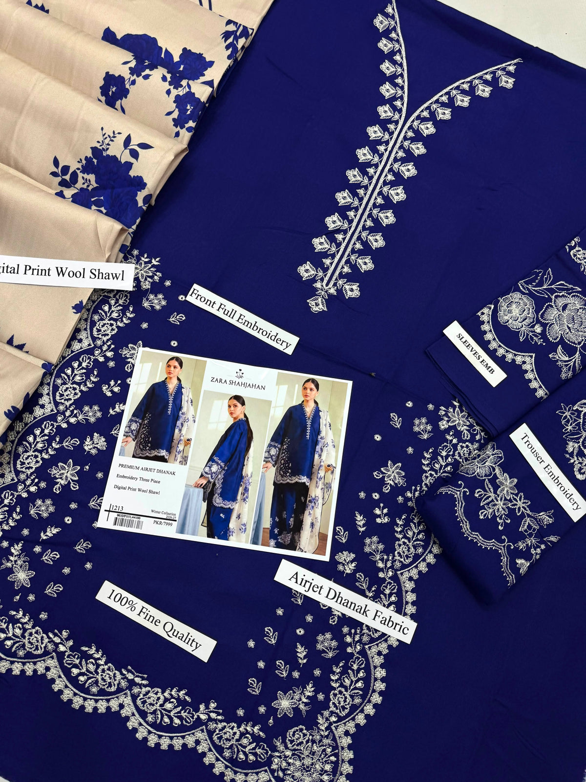 ZARA SHAJAHAN — Dhanak 3-Piece Suit