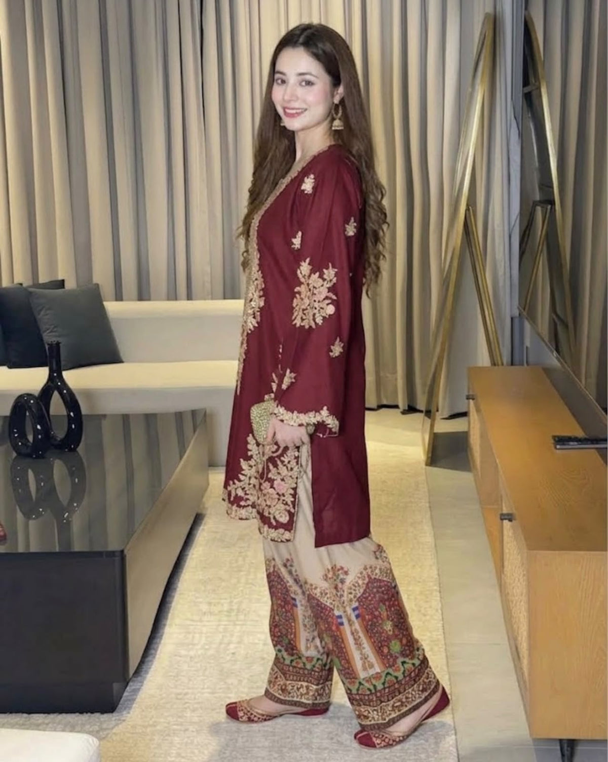 ETHNIC — DHANAK EMBROIDERED 2PC