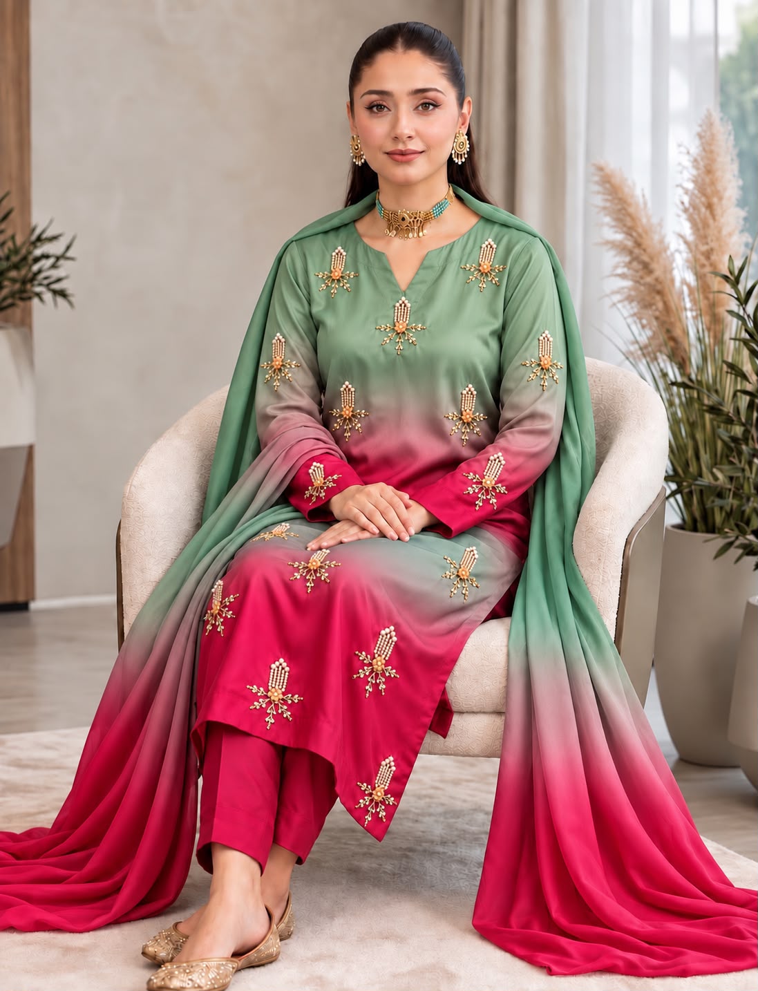 Premium Shamoz Silk 3PC