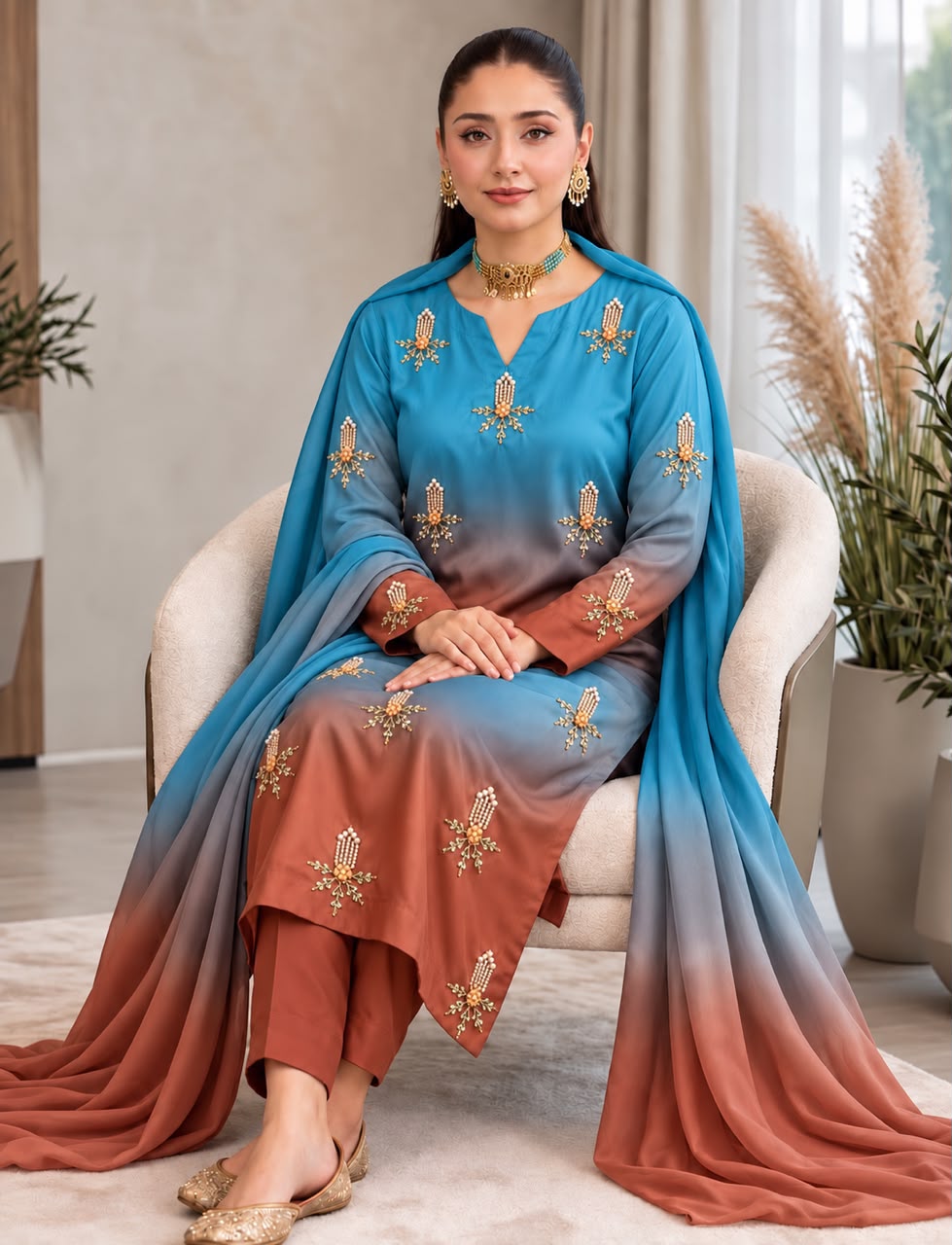 Premium Shamoz Silk 3PC