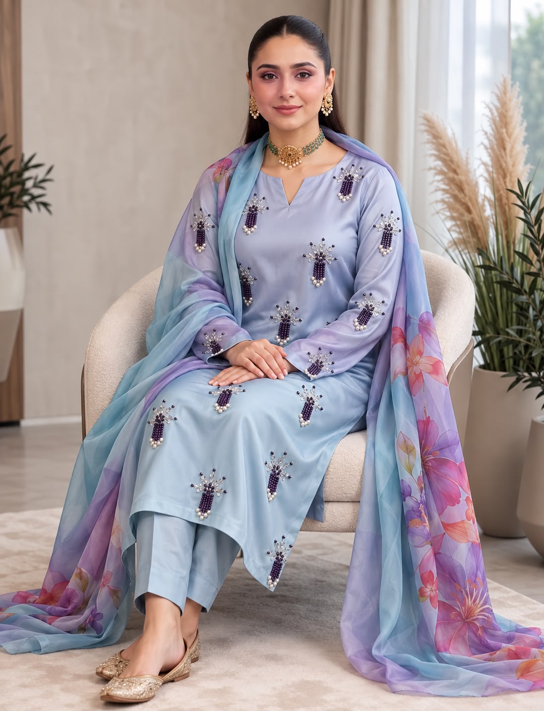 Premium Shamoz Silk 3PC