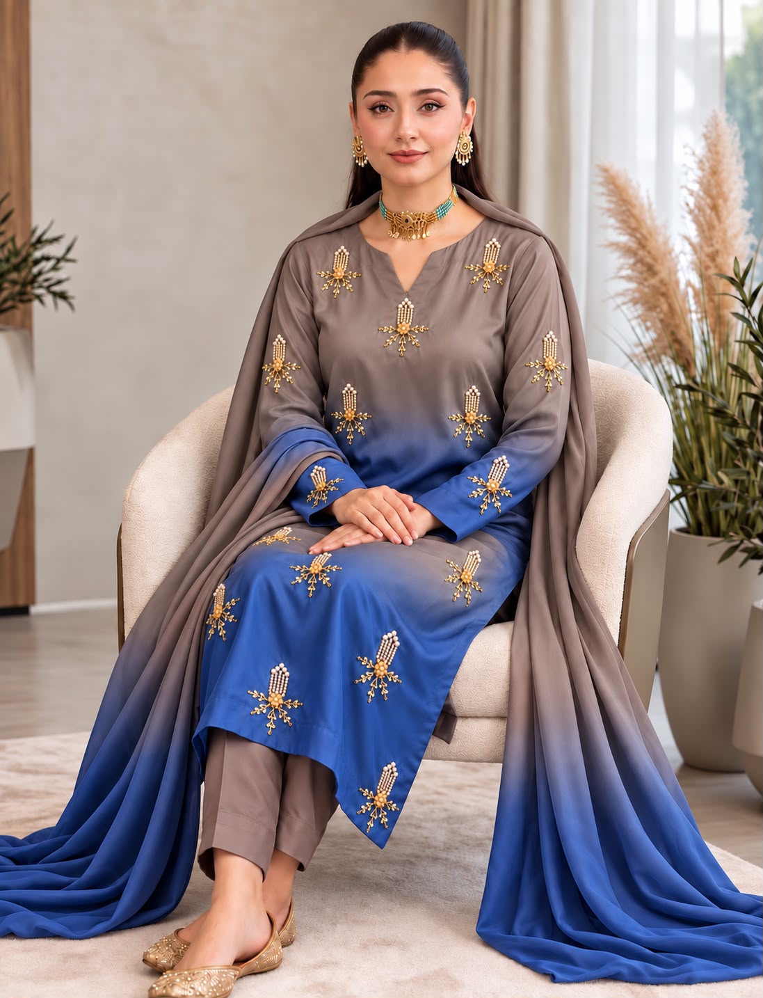 Premium Shamoz Silk 3PC