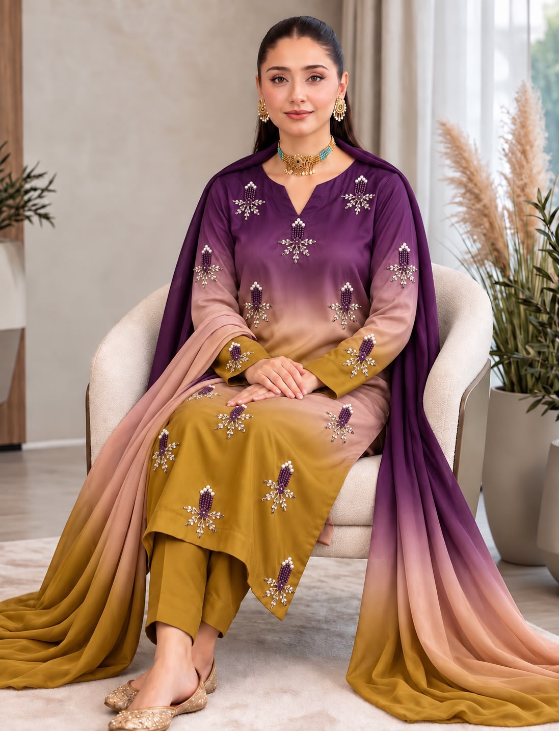 Premium Shamoz Silk 3PC