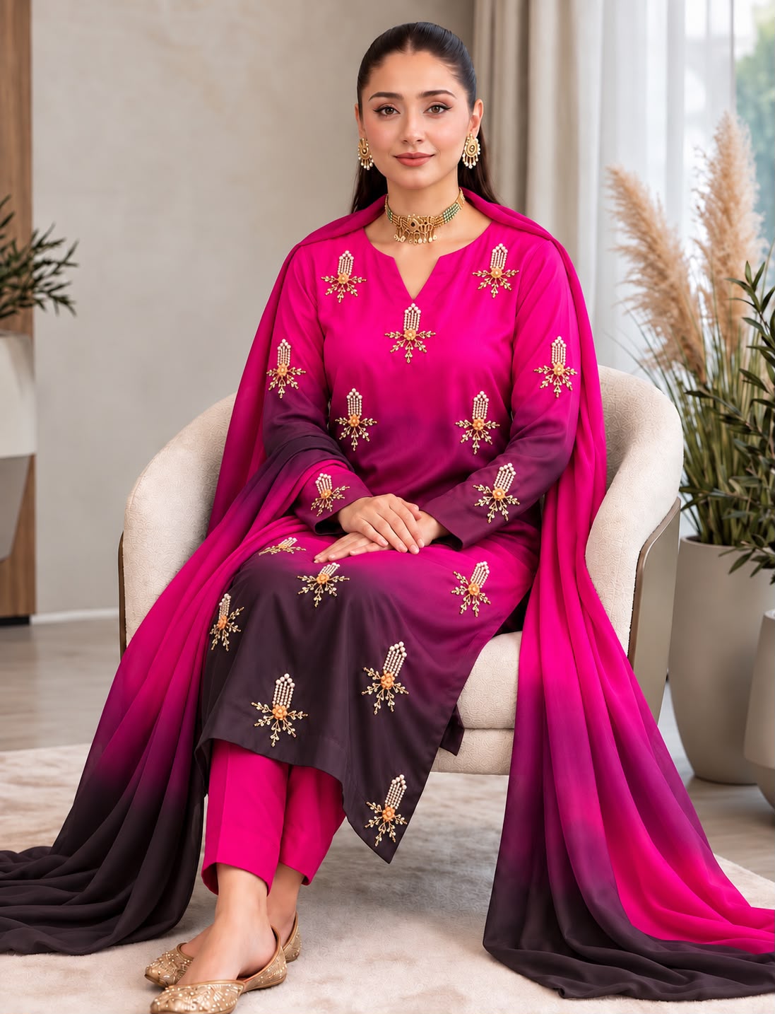 Premium Shamoz Silk 3PC