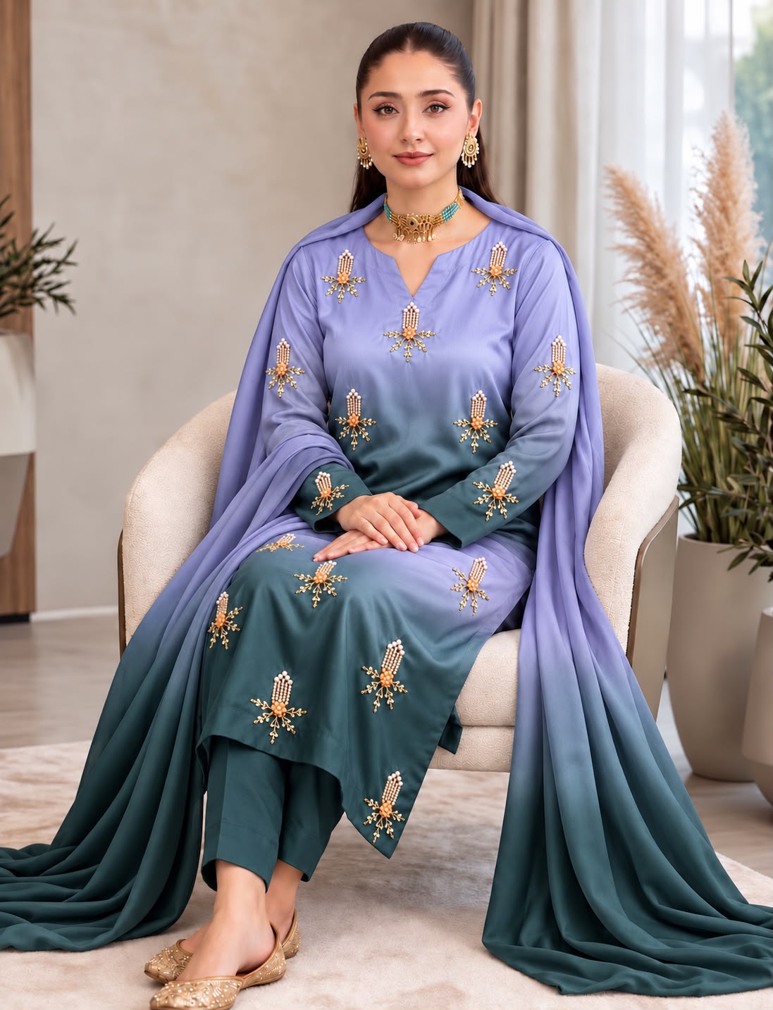 Premium Shamoz Silk 3PC