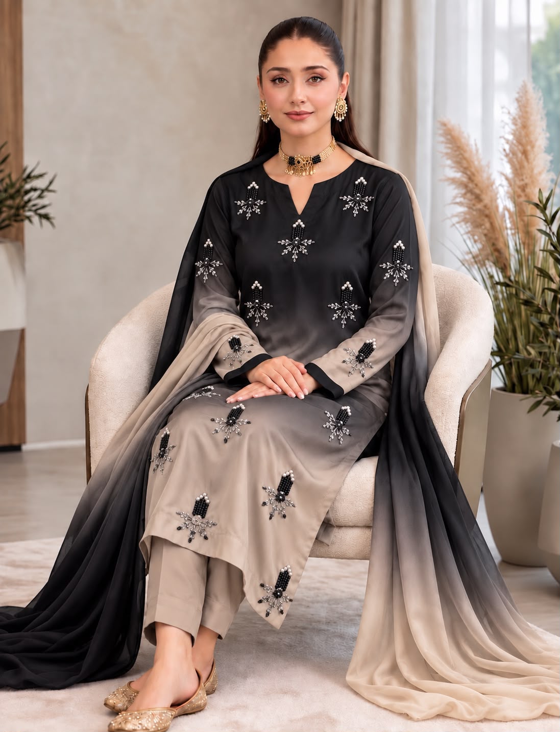 Premium Shamoz Silk 3PC