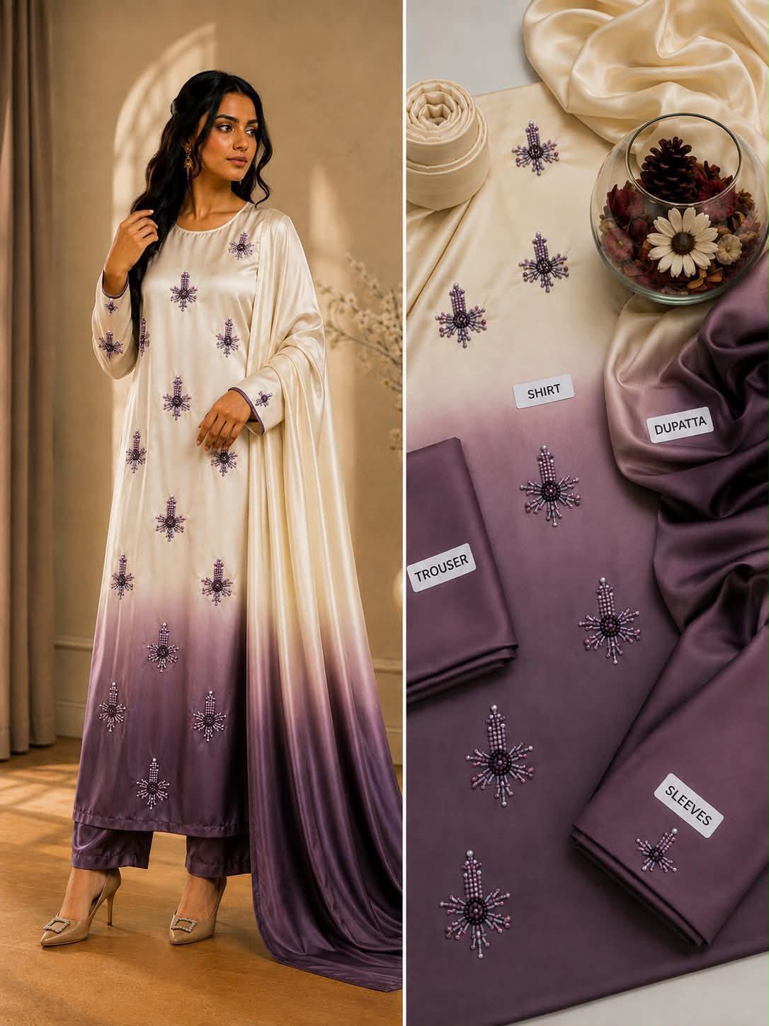 Premium Shamoz Silk 3PC