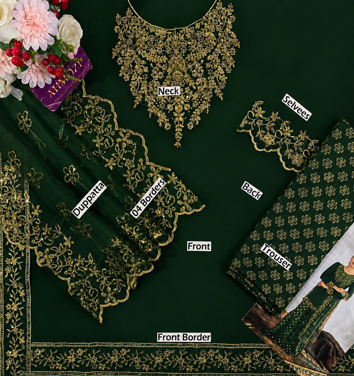 IZNIK – UNSTITCHED 3 PIECE SUIT