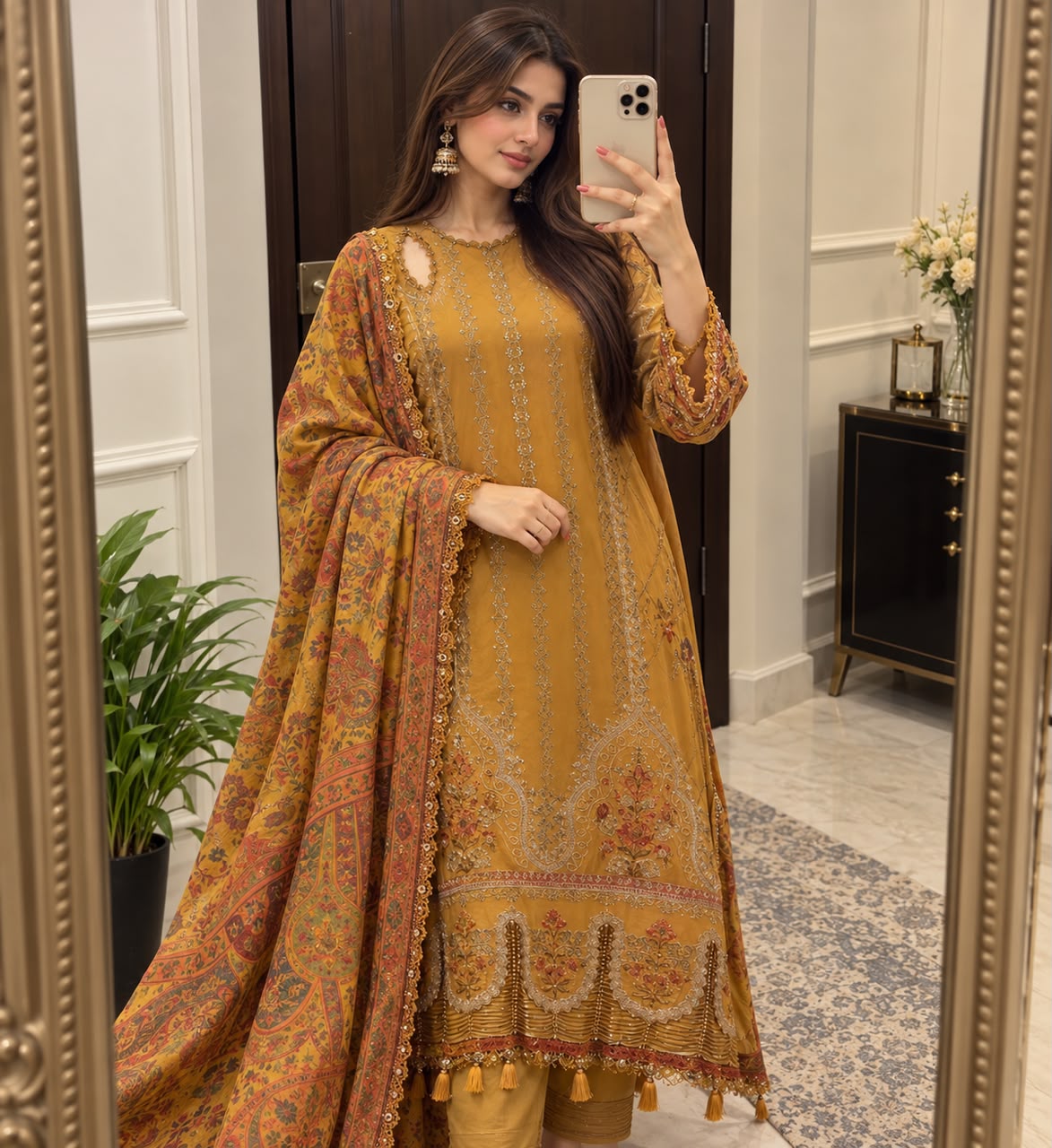 MARIA B – WINTER DHANAK Premium 3PC Suit