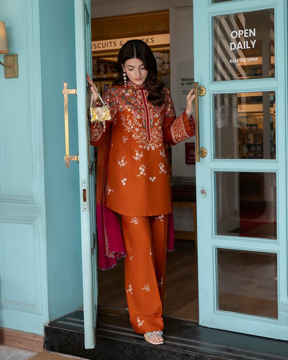 JAZMIN – WINTER DHANAK Premium Heavy Embroidered 3PC