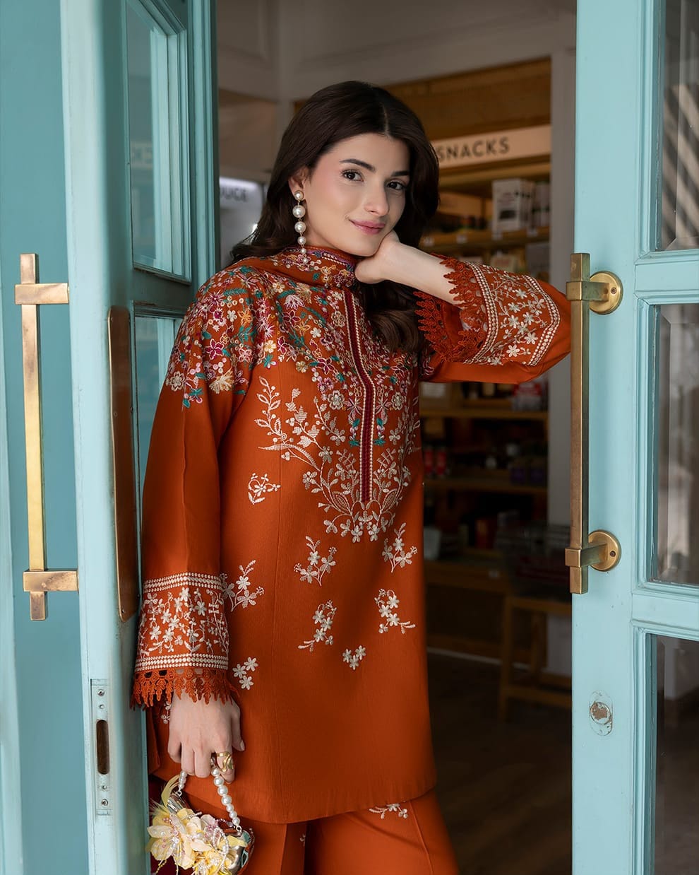 JAZMIN – WINTER DHANAK Premium Heavy Embroidered 3PC