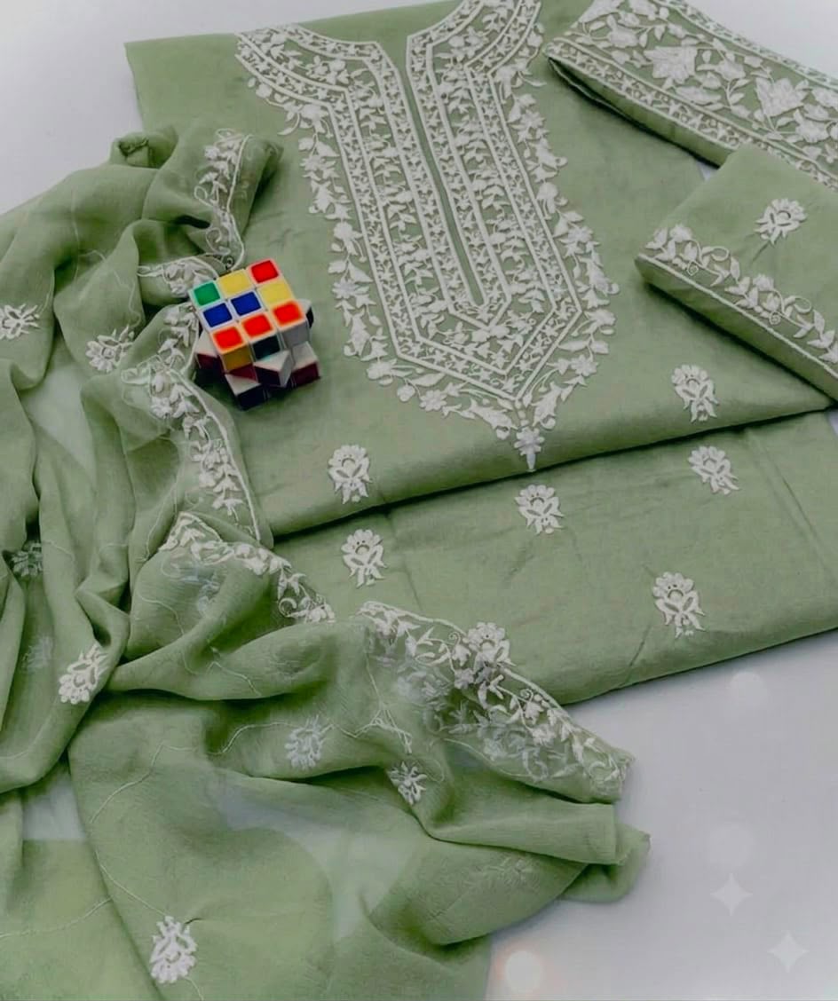 BAREEZE EMBRIODERY 3 PIECE LAWN