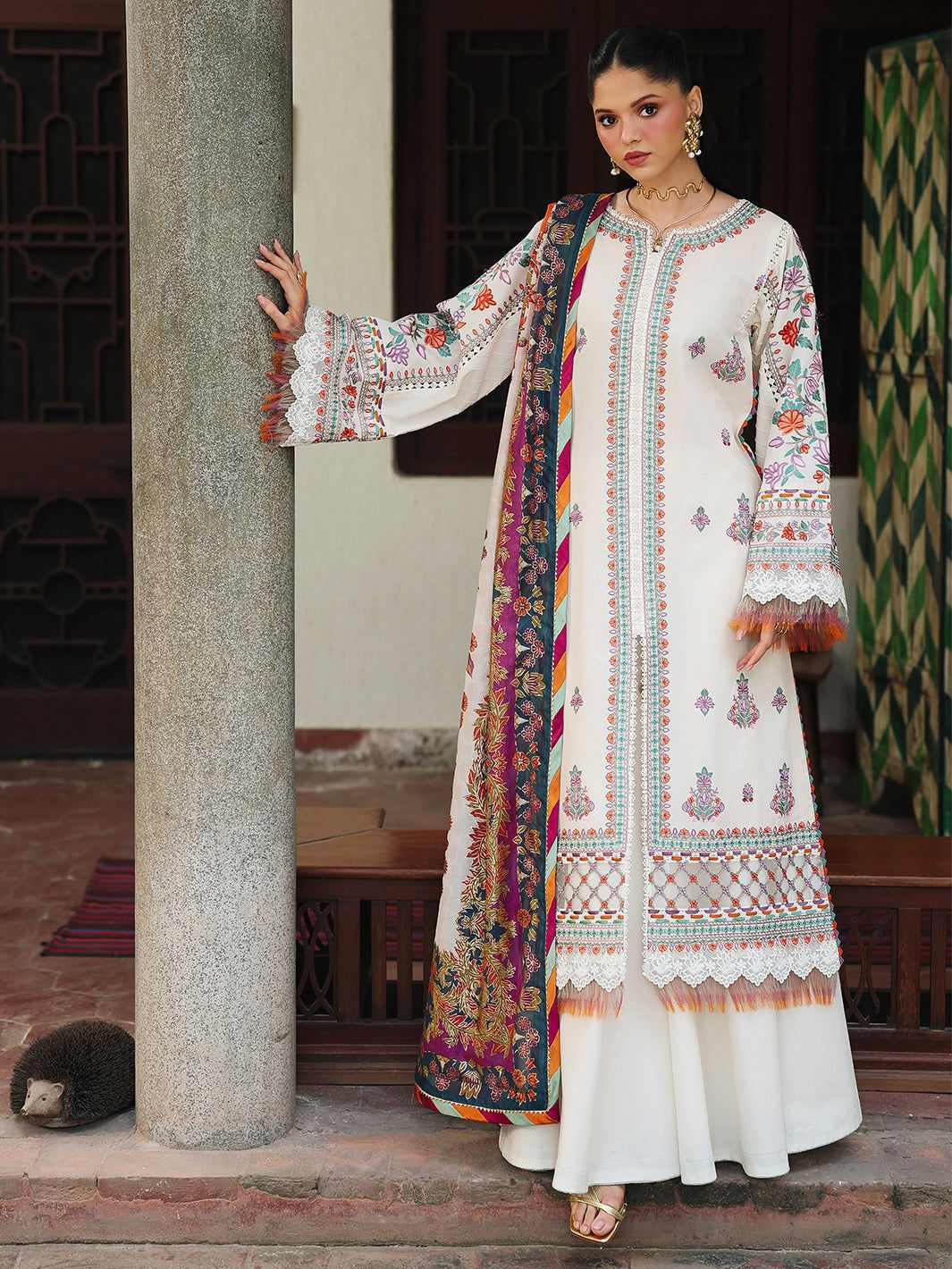 Bin Ilyas 1240 | Premium Airjet Lawn Unstitched 3-Piece Suit