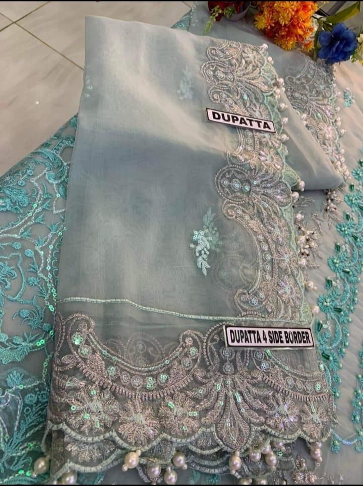 ELAAF Bridal Organza Collection | Luxury Unstitched 3-Piece Suit