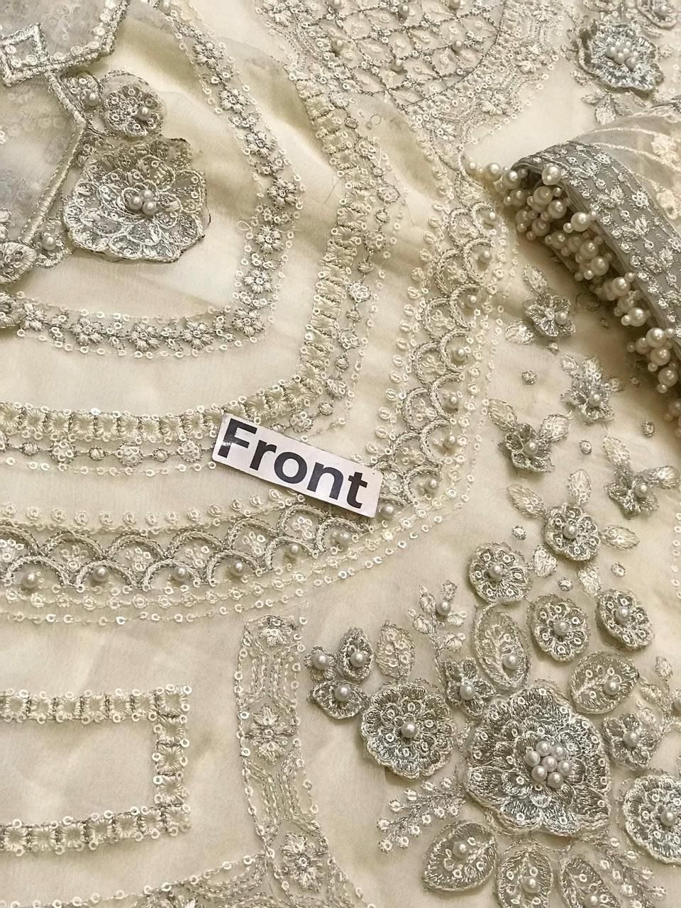 Maria B Chiffon Collection | Luxury Unstitched 3-Piece Suit