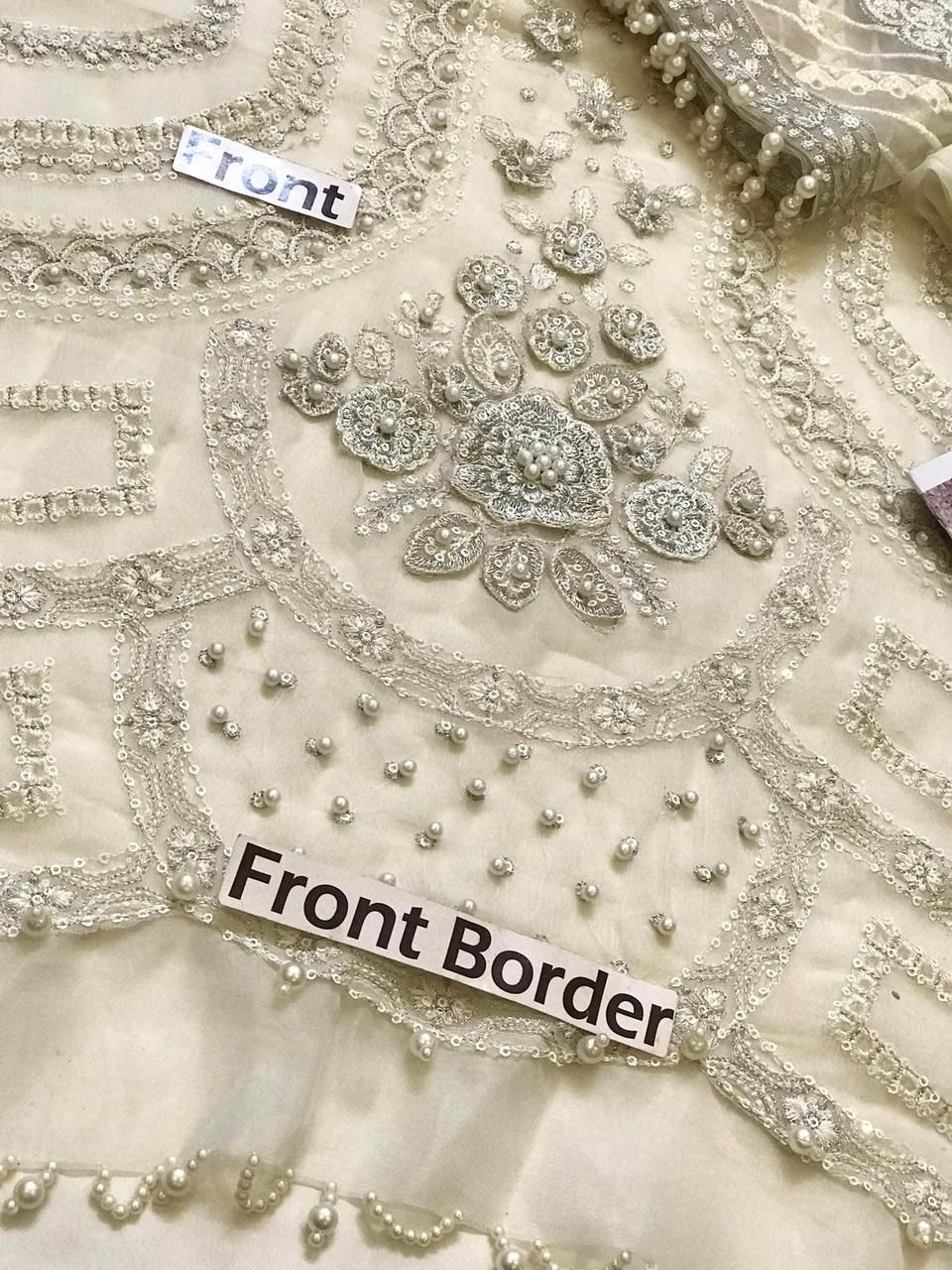 Maria B Chiffon Collection | Luxury Unstitched 3-Piece Suit