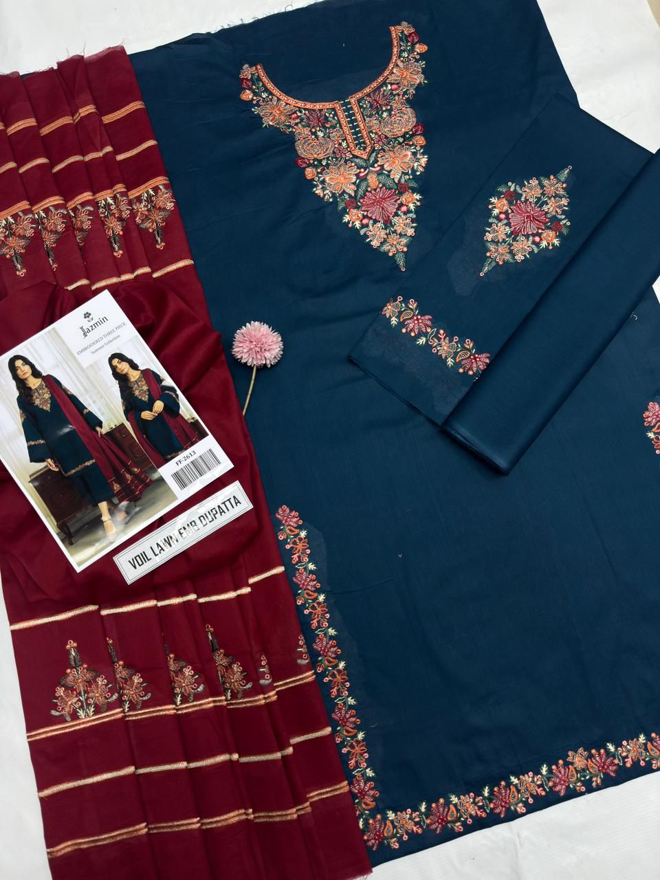 Jazmin 2613 Premium Airjet Lawn Collection