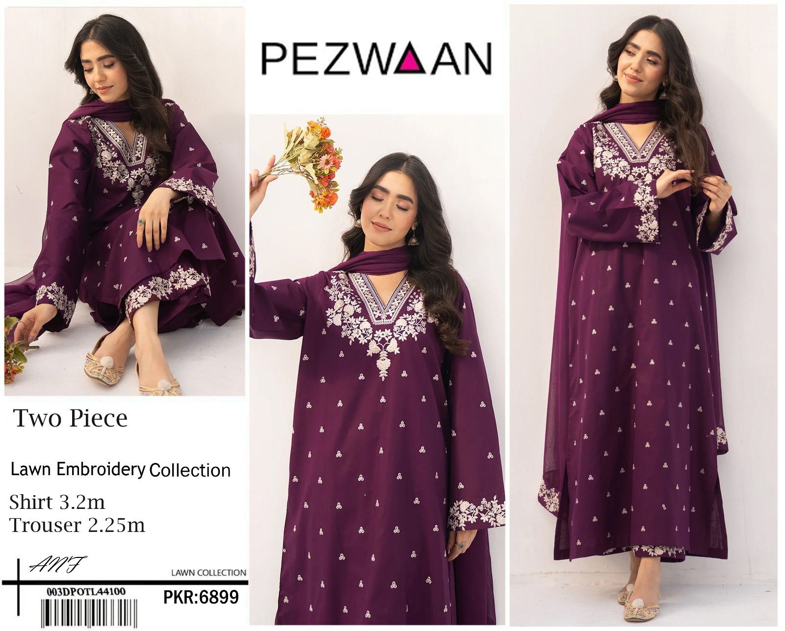 PEZWAN Premium Lawn 2-Piece Collection