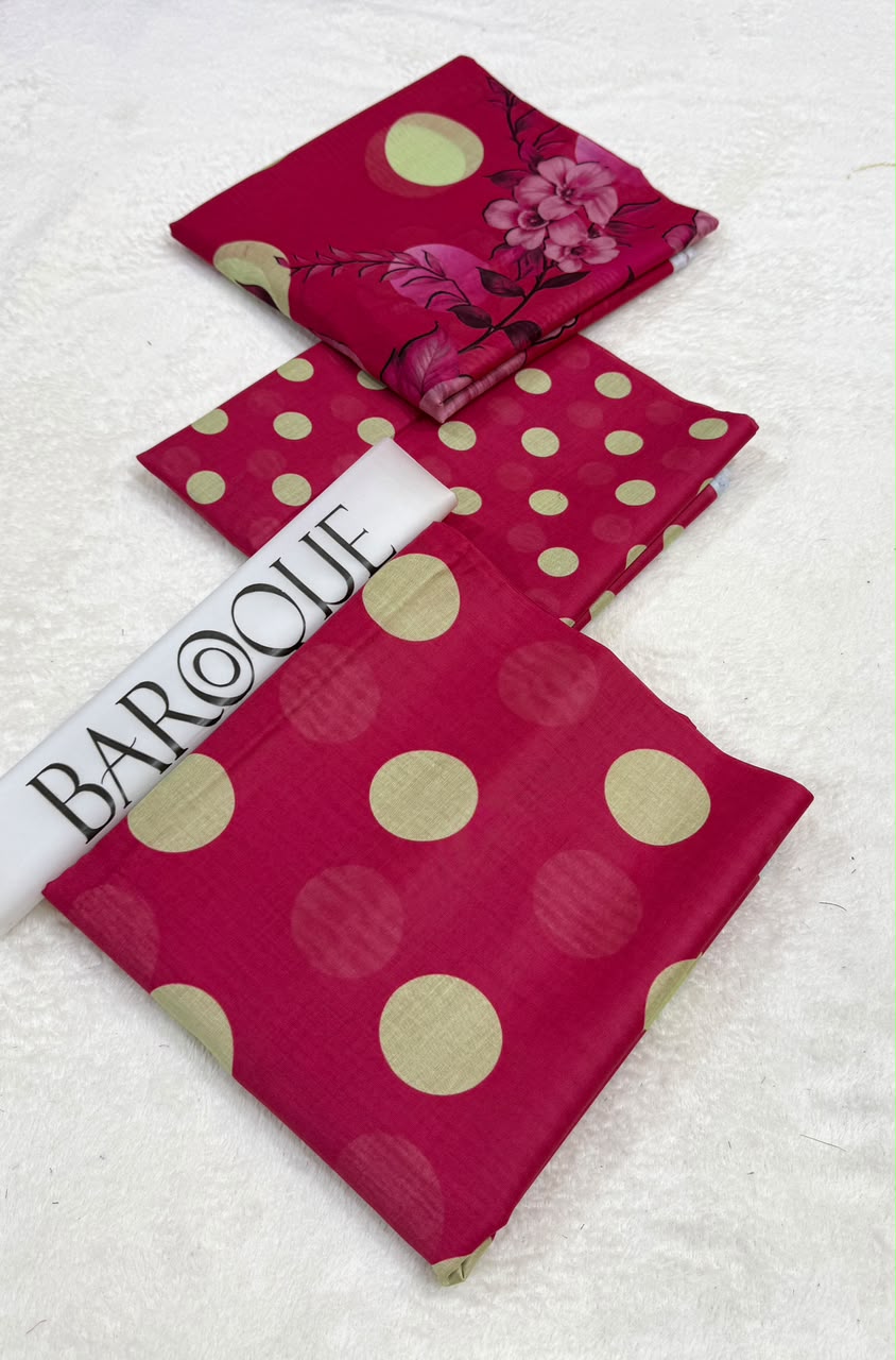 Baroque Printed Lawn 3-Piece