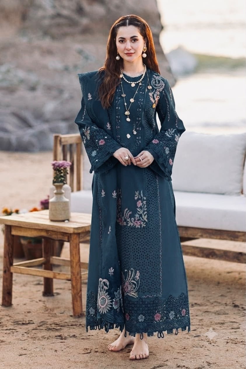 QALAMKAR LUXURY LAWN CHICKEN KARI COLLECTION