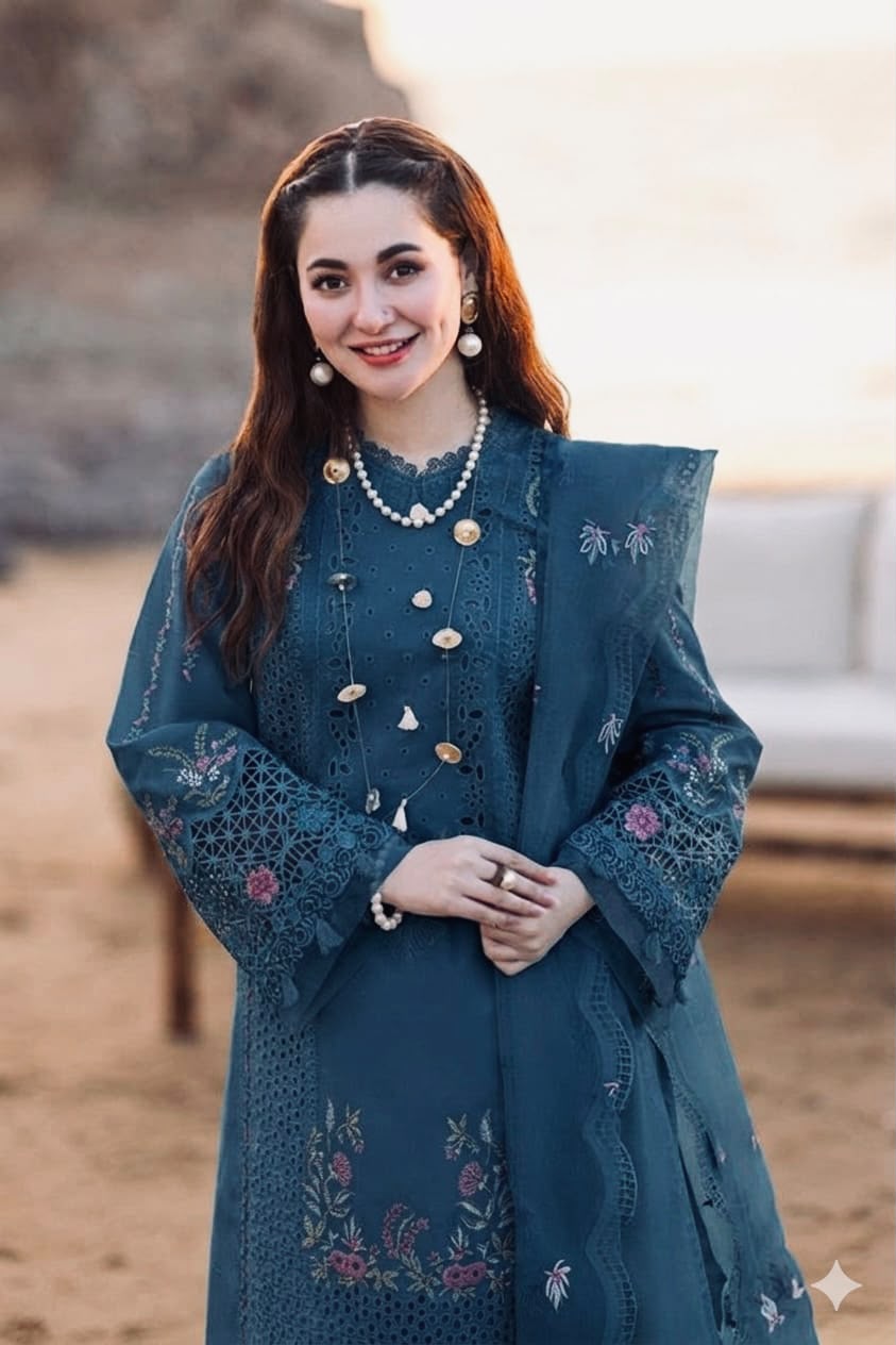 QALAMKAR LUXURY LAWN CHICKEN KARI COLLECTION