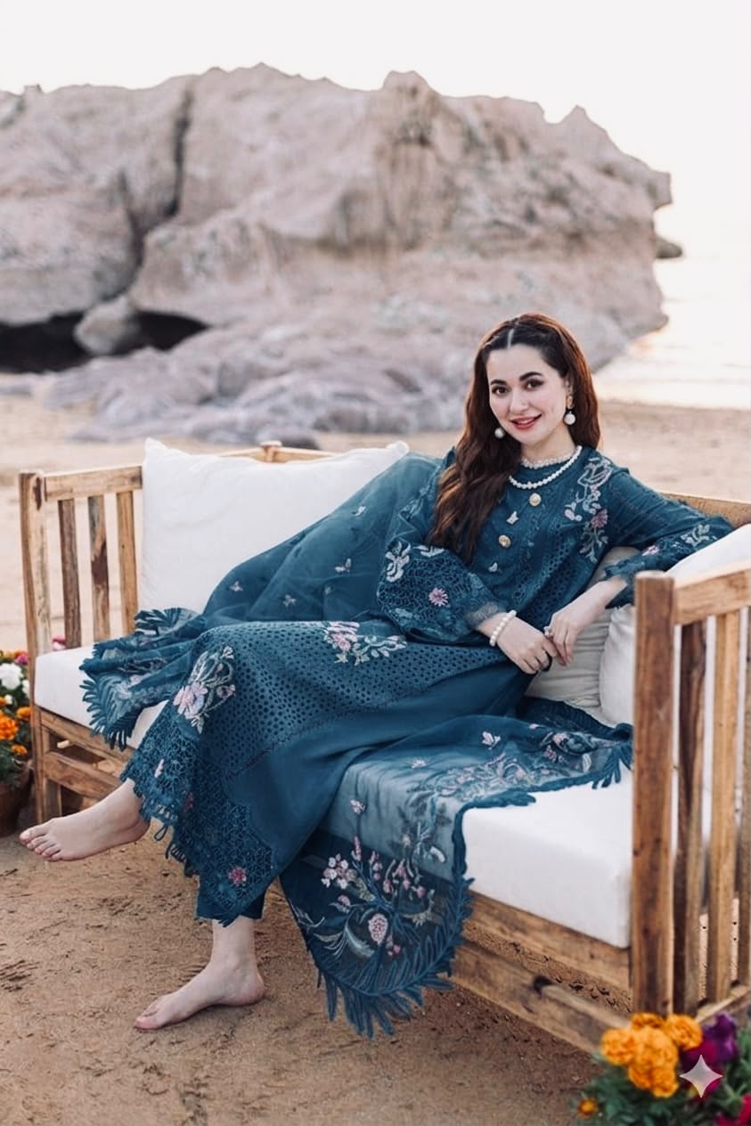 QALAMKAR LUXURY LAWN CHICKEN KARI COLLECTION
