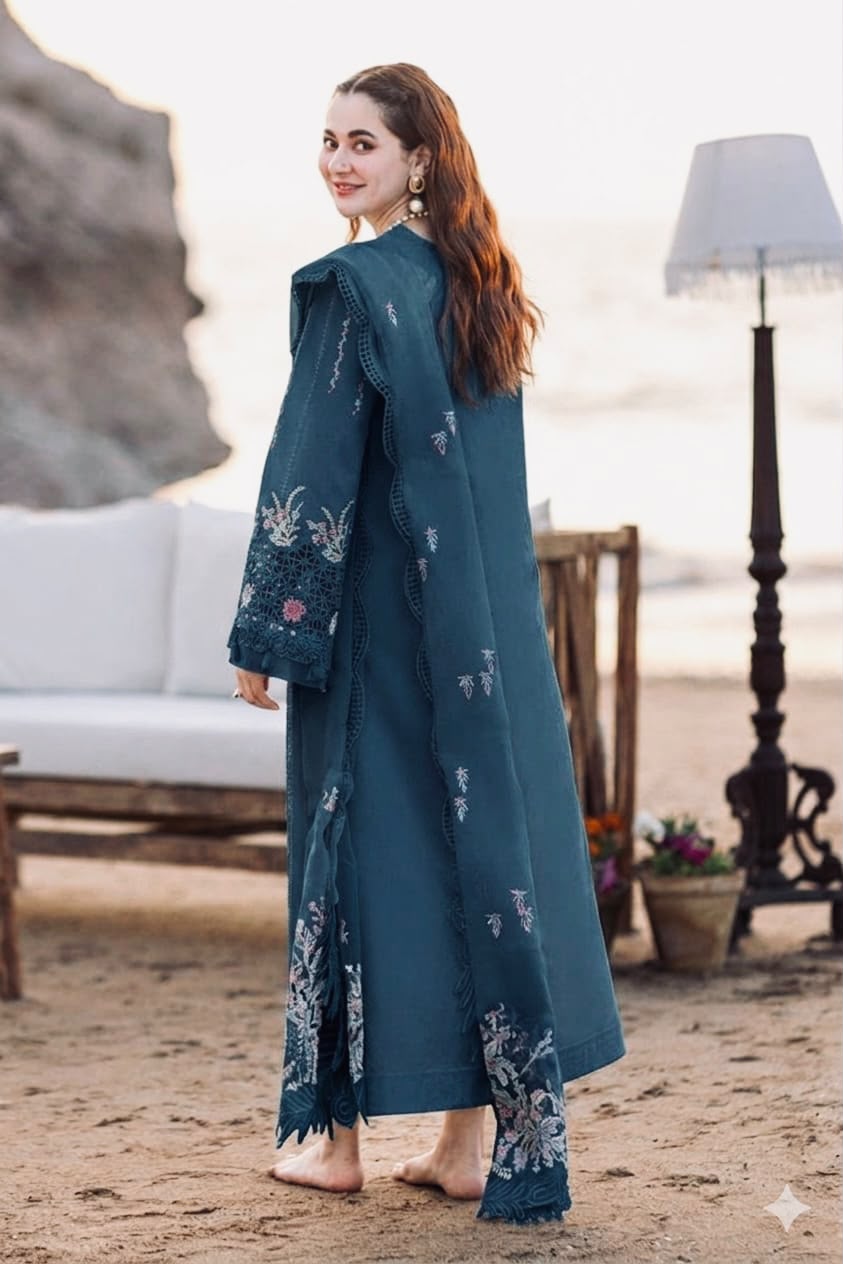 QALAMKAR LUXURY LAWN CHICKEN KARI COLLECTION